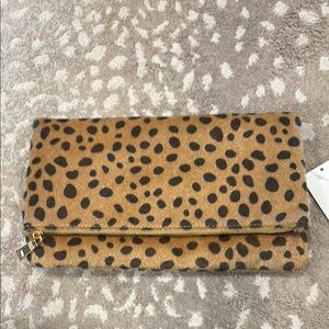 Leopard Print Clutch